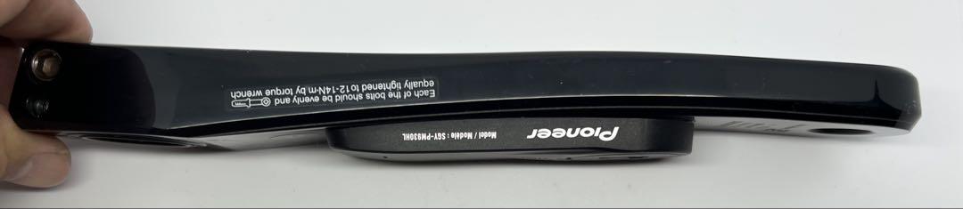 パイオニア ペダリングモニター SHIMANO FC-R9100 シマノのパワーメーターFC-R9100-Pとパイオニアペダリング
