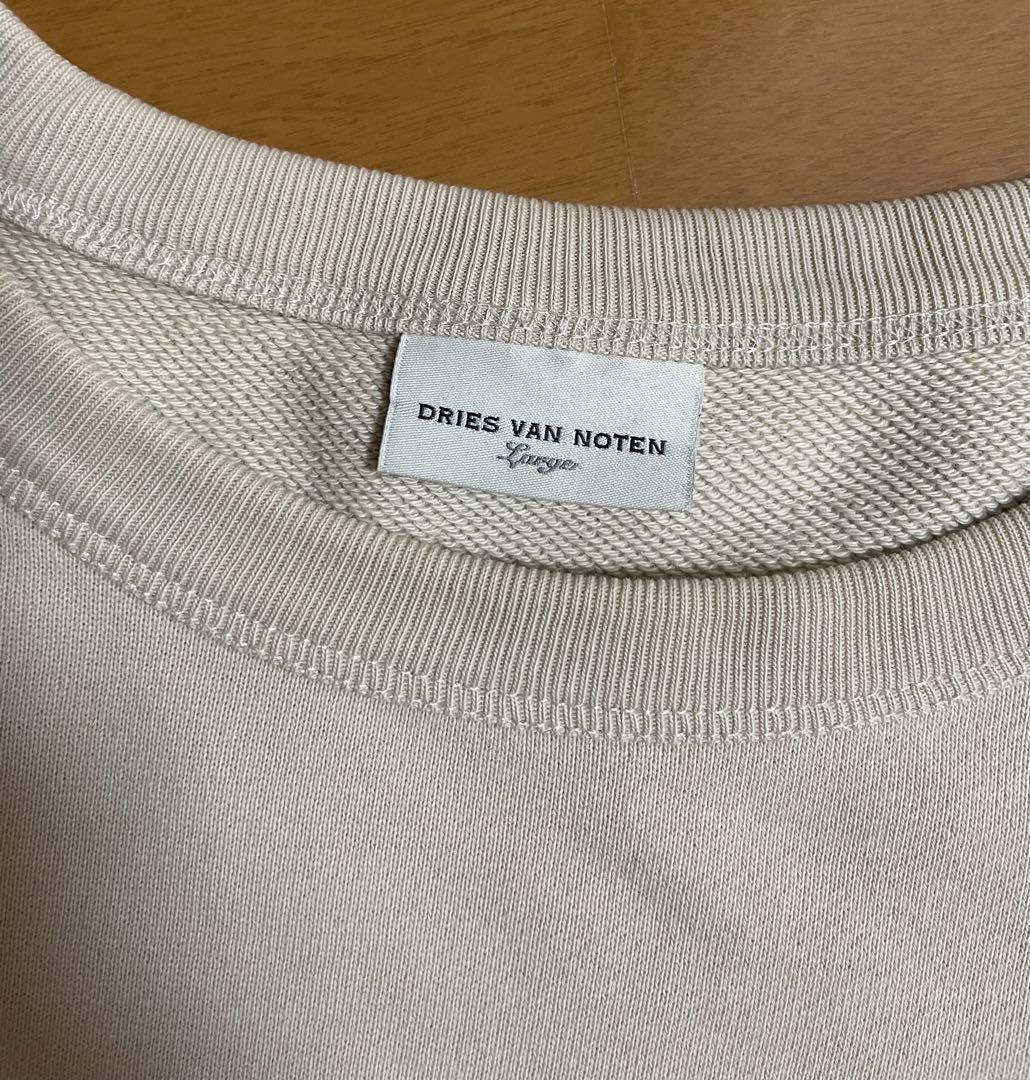 DRIES VAN NOTEN オーバーサイズ スウェット Tシャツ ドリス L DRIES VAN NOTEN オーバーサイズ スウェット Tシャツ ドリス L