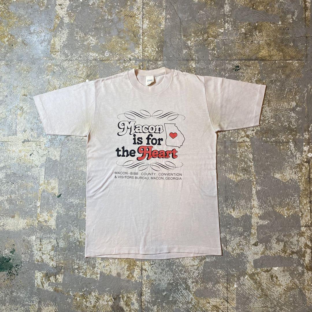 70s80s sportswear tシャツ USA製 M