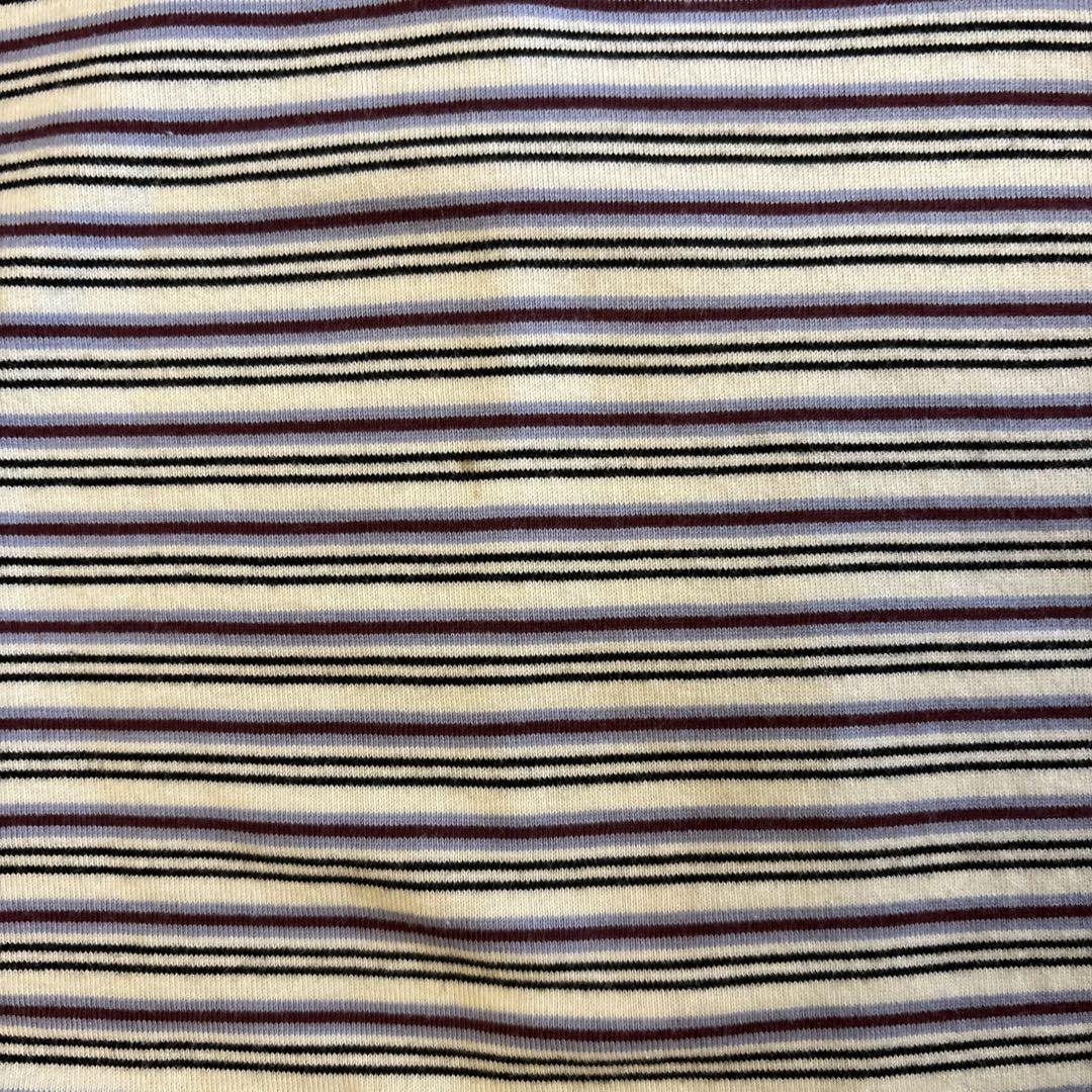 トップス ROTOL WIDE TWIST L/S BORDER MIXBERRY