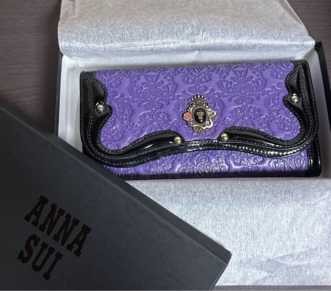 お値下げ‼️ ANNA SUIアナスイ　がま口長財布 アナスイ ANNA SUI 長財布 がま口 レディース 財布 長折財布