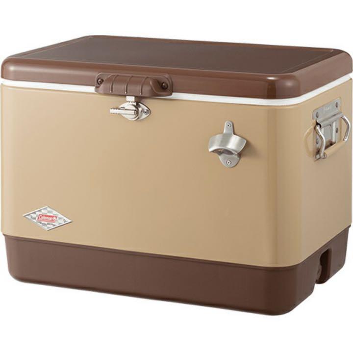 コールマン 54QT スチールベルトクーラー バターナッツ