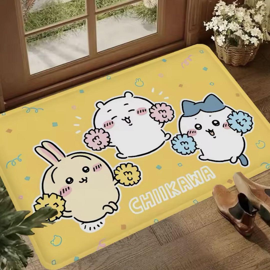 Amazon｜カーペット ちいかわ ハチワレ ラグカーペット ラグマット 150х100cm 滑り止め おしゃれ オールシーズン快適に使用 洗える  グッズ ダイニングマット 長方形 床マット 子供部屋 リビング 家庭用｜ラグ オンライン通販