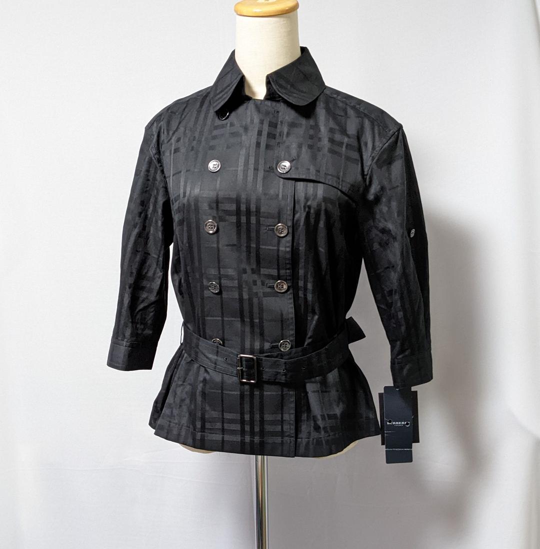 タグ付き☆バーバリーロンドンシャドーチェックジャケット40 タグ付き☆バーバリーロンドンシャドーチェックジャケット40