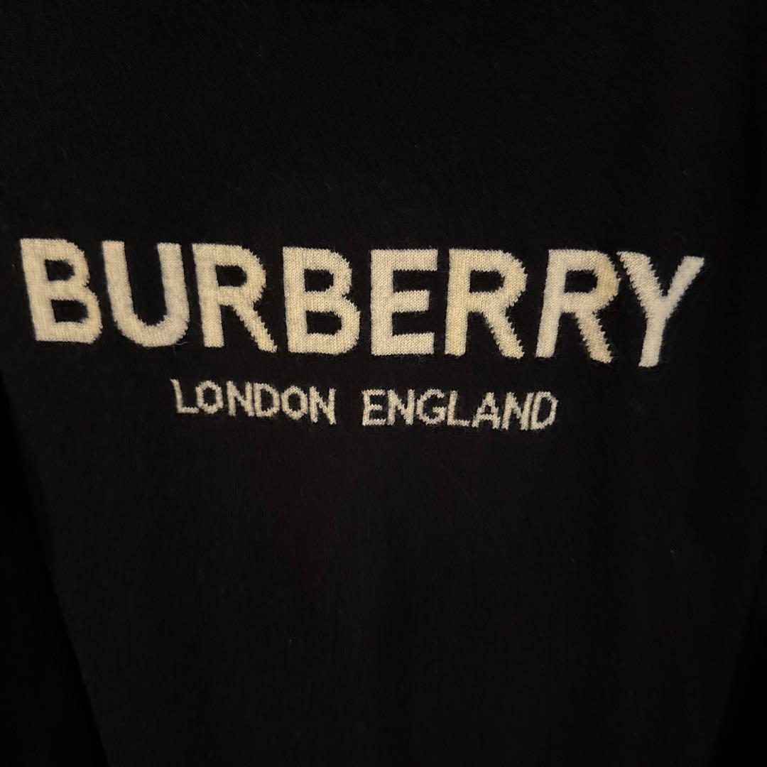 BURBERRY ブラック ニットセーター