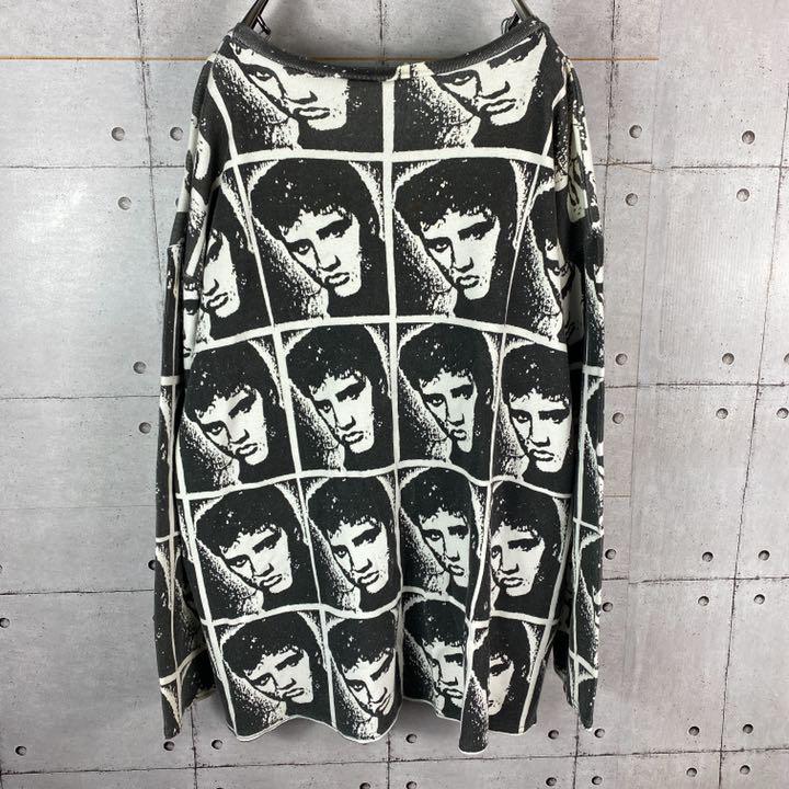 激レア　USA製 80's Elvis Presley 総柄　ビンテージ　ロンT