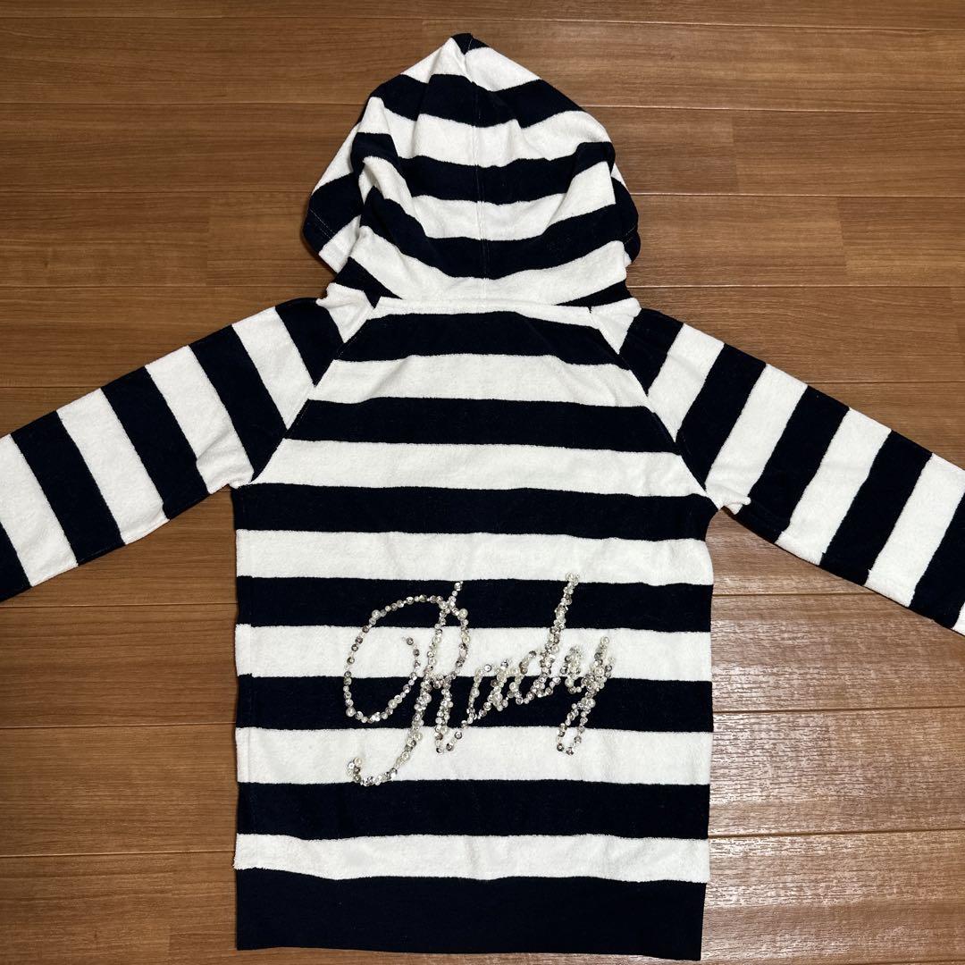 ✨️新品·未使用·タグ付き✨️Rady ボーダーセットアップ ネイビー 新品☆Rady☆セットアップ☆ショートパンツ付き☆ボーダー