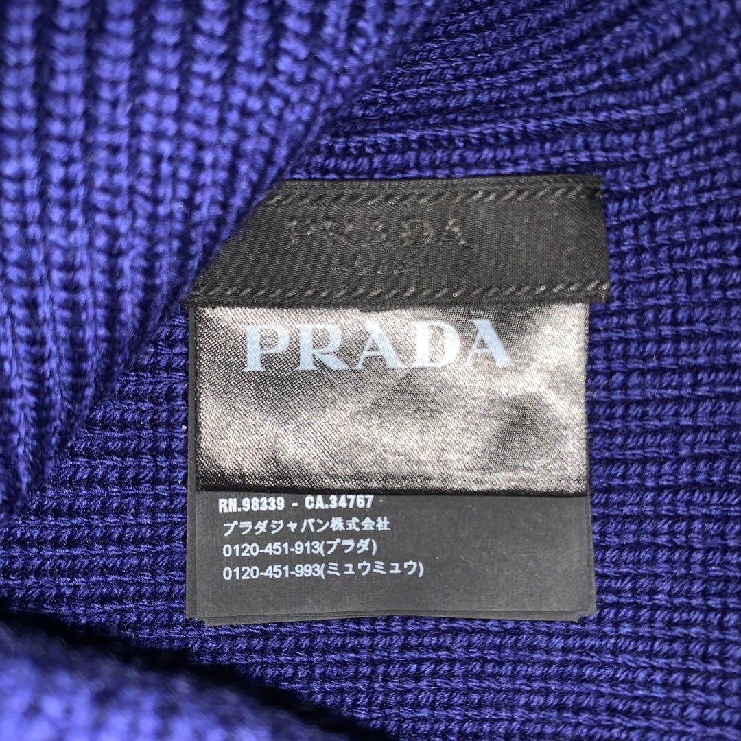 帽子 PRADA blue headgear