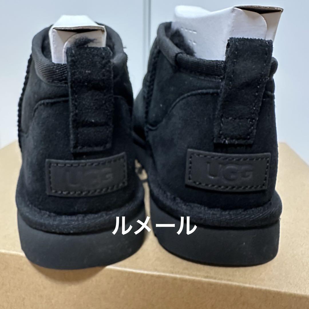 25cm UGG Classic Ultra Mini アグ　BLACK 黒