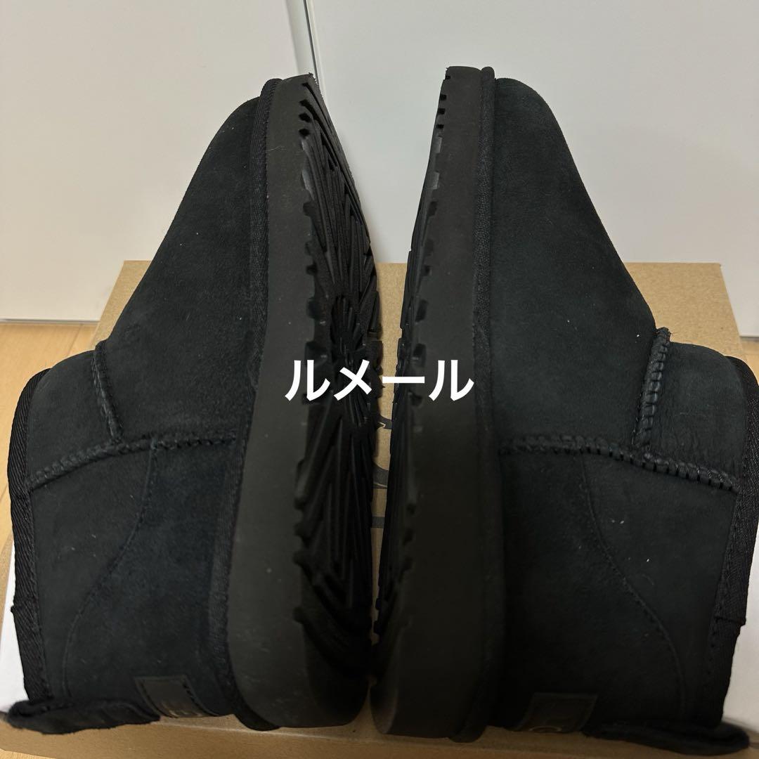 25cm UGG Classic Ultra Mini アグ　BLACK 黒