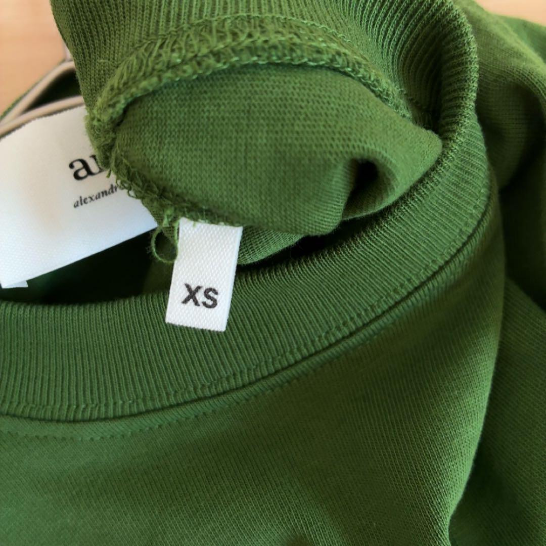 amiparis アミパリス ハートロゴ刺繍Tシャツ XS グリーン 半袖