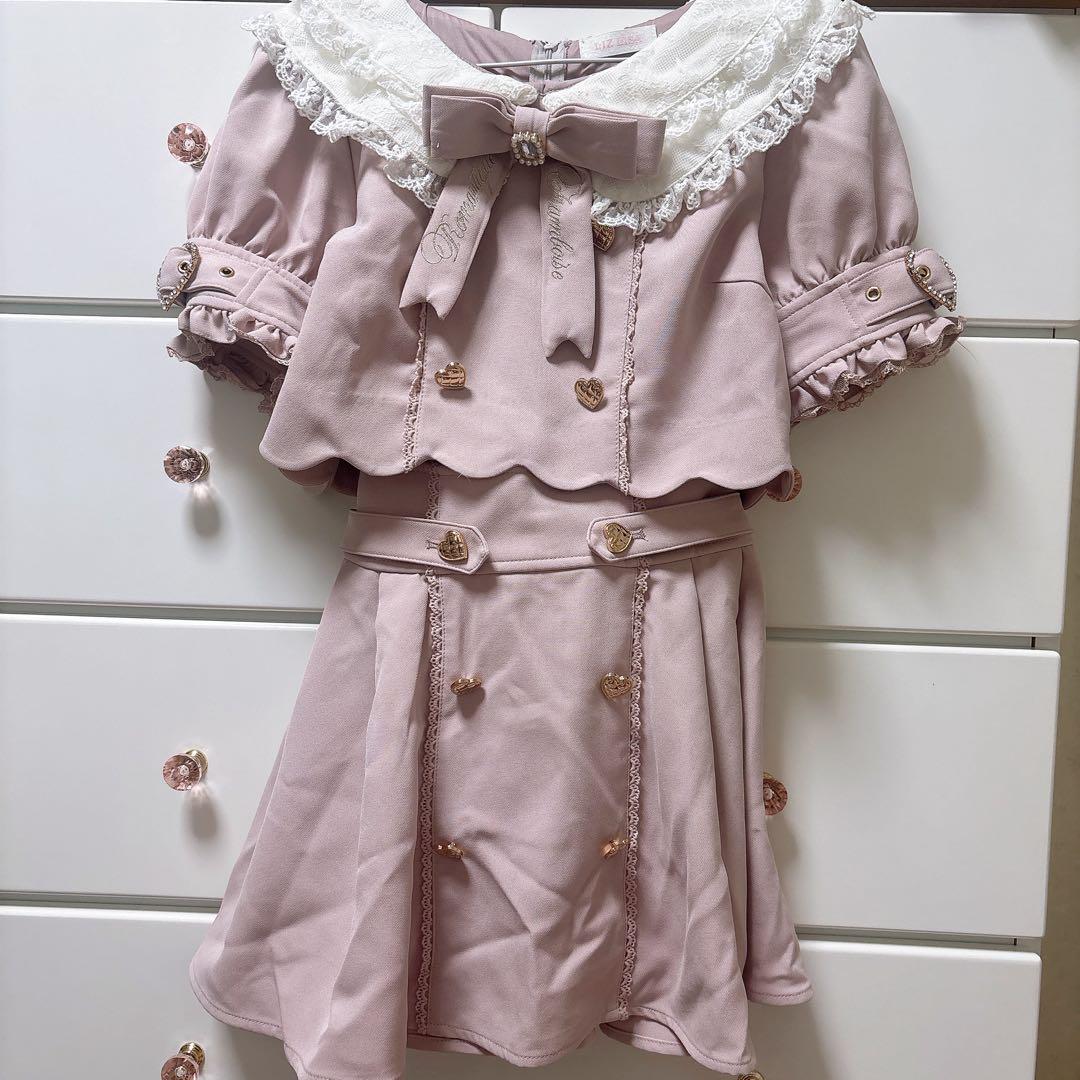 【中古】LIZLISA（リズリサ）ハート トレンチライク セットアップ（送料込） ハートトレンチライクセットアップ ｜ LIZ LISA（リズリサ）公式