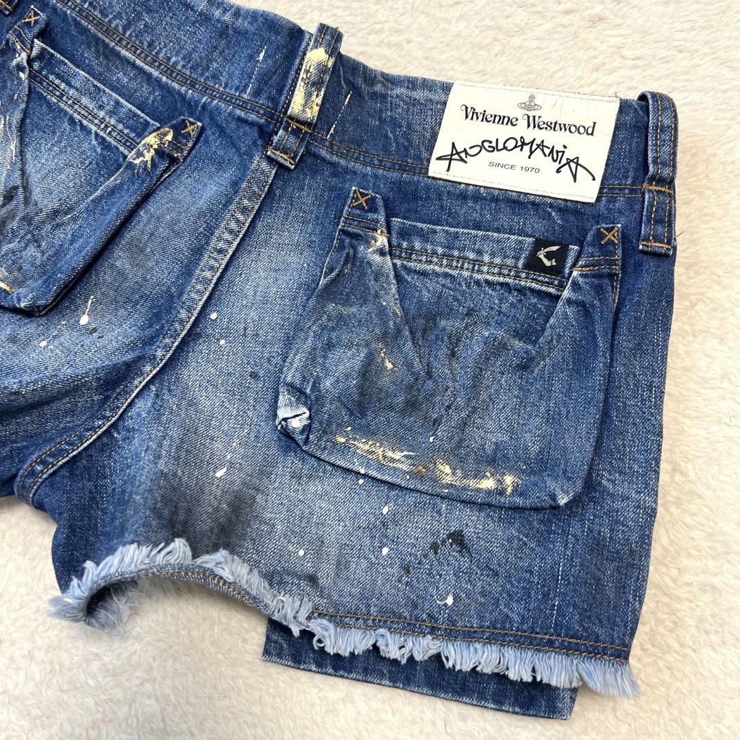 美品 ヴィヴィアンウエストウッド アングロマニア ショート