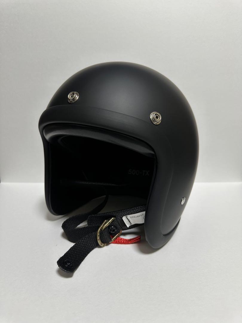 tt&co 500tx ジェットヘルメット　マッドブラック　L