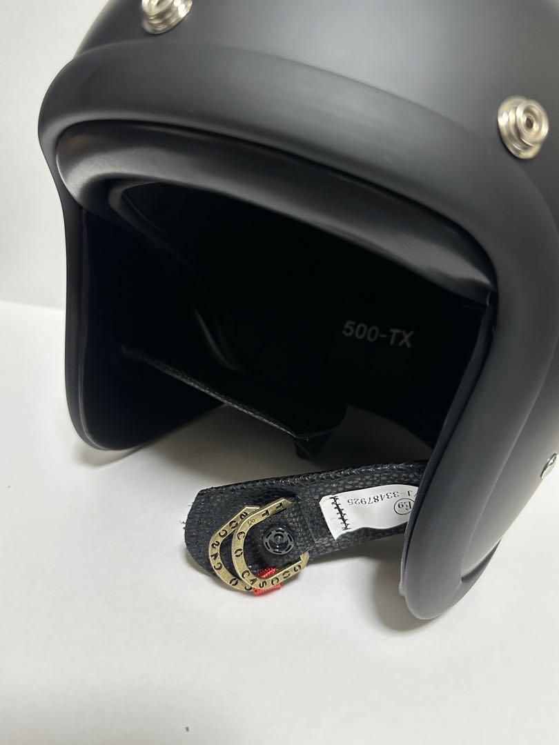 tt&co 500tx ジェットヘルメット　マッドブラック　L