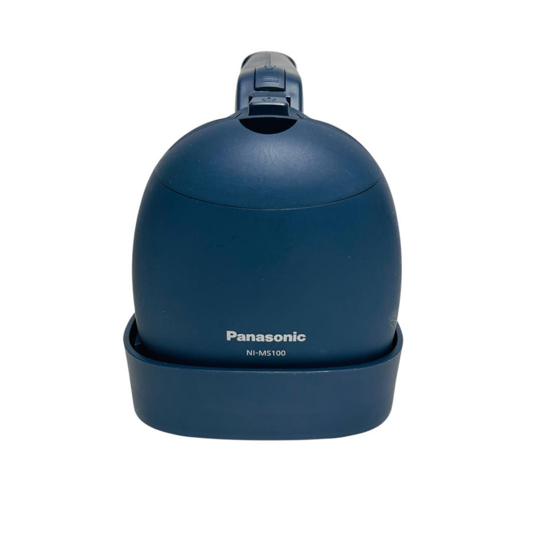 美品】Panasonic NI-MS100-A BLUE 衣類スチーマー 生活家電