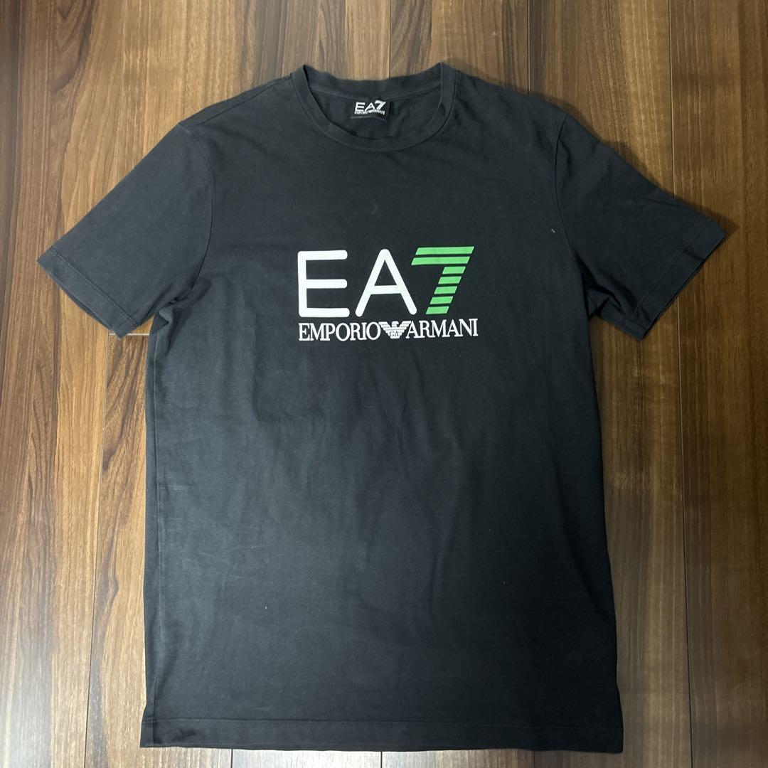 EA7 Emporio Armani ブラック Tシャツ - メルカリ