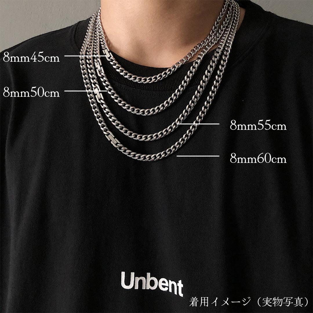 特別価格‼シルバー ネックレス メンズ 喜平チェーン 8mm 45cm