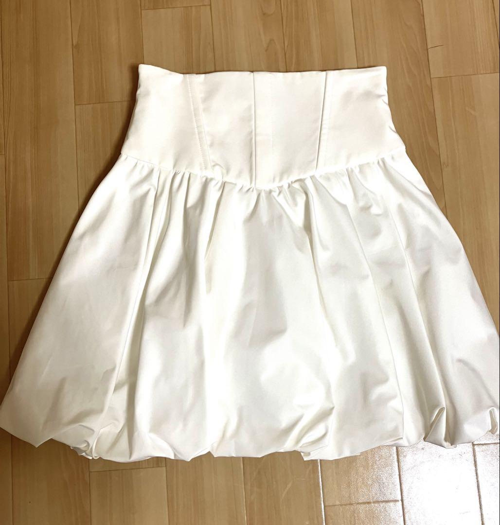 snidel バルーンミニスカート