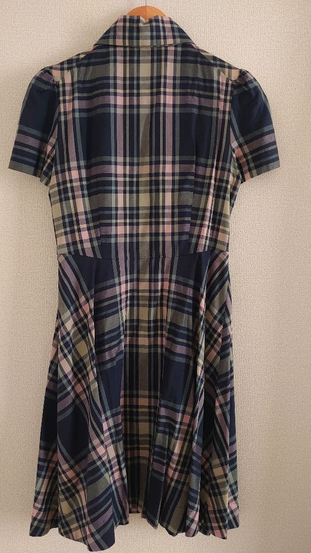 ヴィヴィアンウエストウッド オーブ刺繍 チェック柄シャツワンピース L Vivienne Westwood RED LABEL DECORATOM_COM_BR