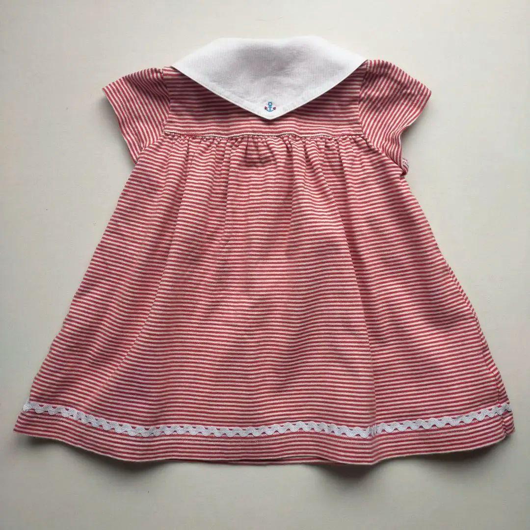 専用　familiar　familiarセーラー襟ワンピース　80cm familiar セーラー襟 ワンピース 80 - メルカリ