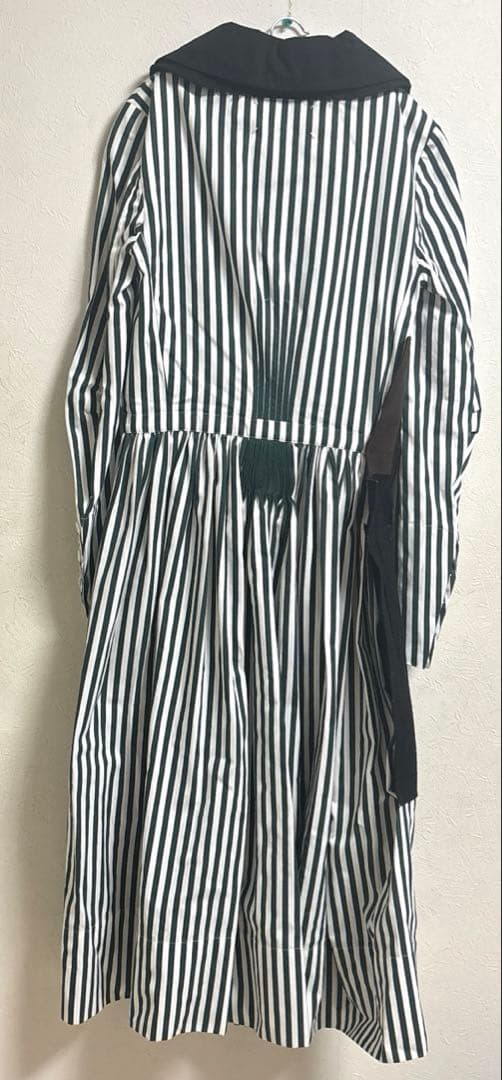 お値下終了します★Maison Margielaドッキングストライプシャツワンピ