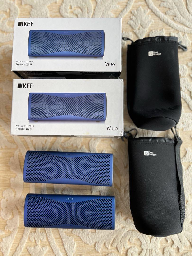 美品 KEF “MUO”携帯ポーチ 箱 備品 揃い