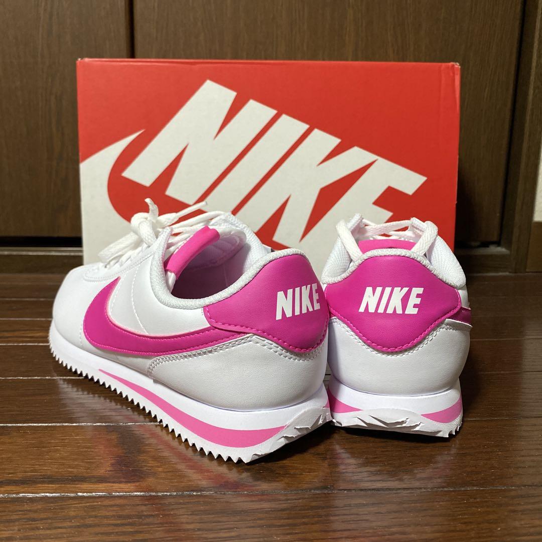 ナイキNIKEコルテッツCortez/Laser Fuchsiaレザーフューシャ