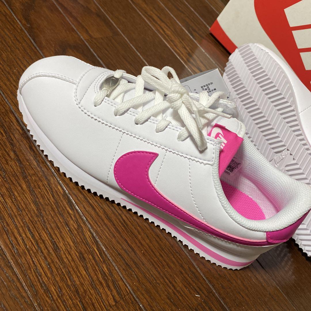 ナイキNIKEコルテッツCortez/Laser Fuchsiaレザーフューシャ