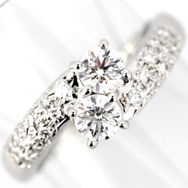 田崎真珠 TASAKI ダイヤモンド 0.68ct リング Pt900