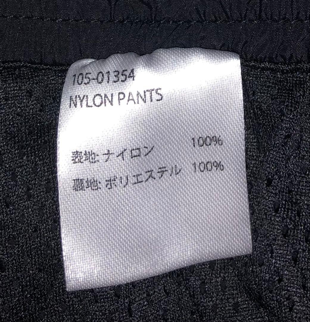 L 新品 Subciety ナイロンパンツ トラックパンツ ブラック 黒 白 黄