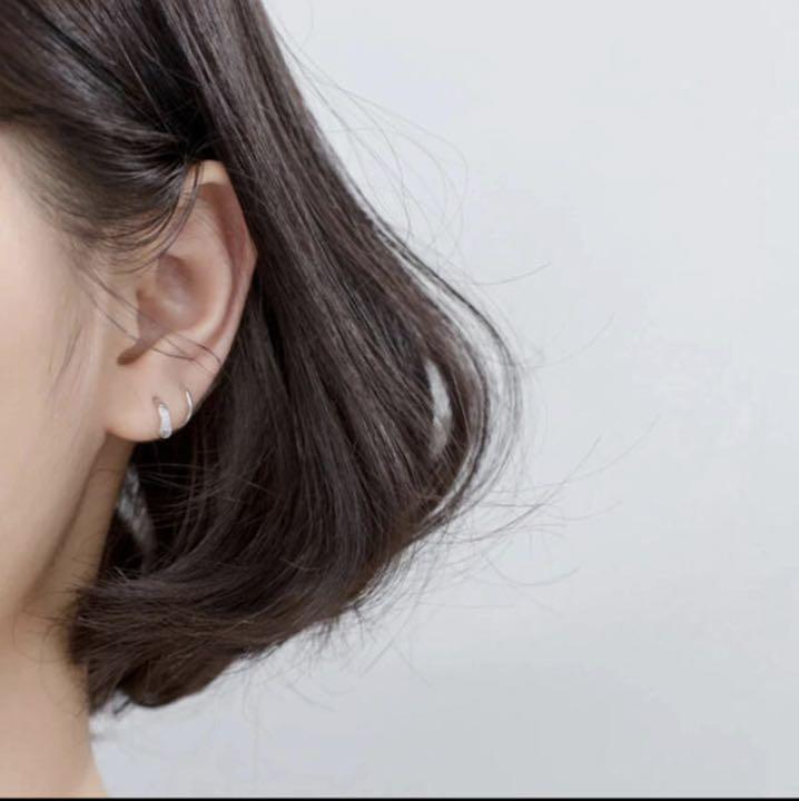 snake silver⚪︎s925 8dJsf-m61062788464 pierce 在庫格安