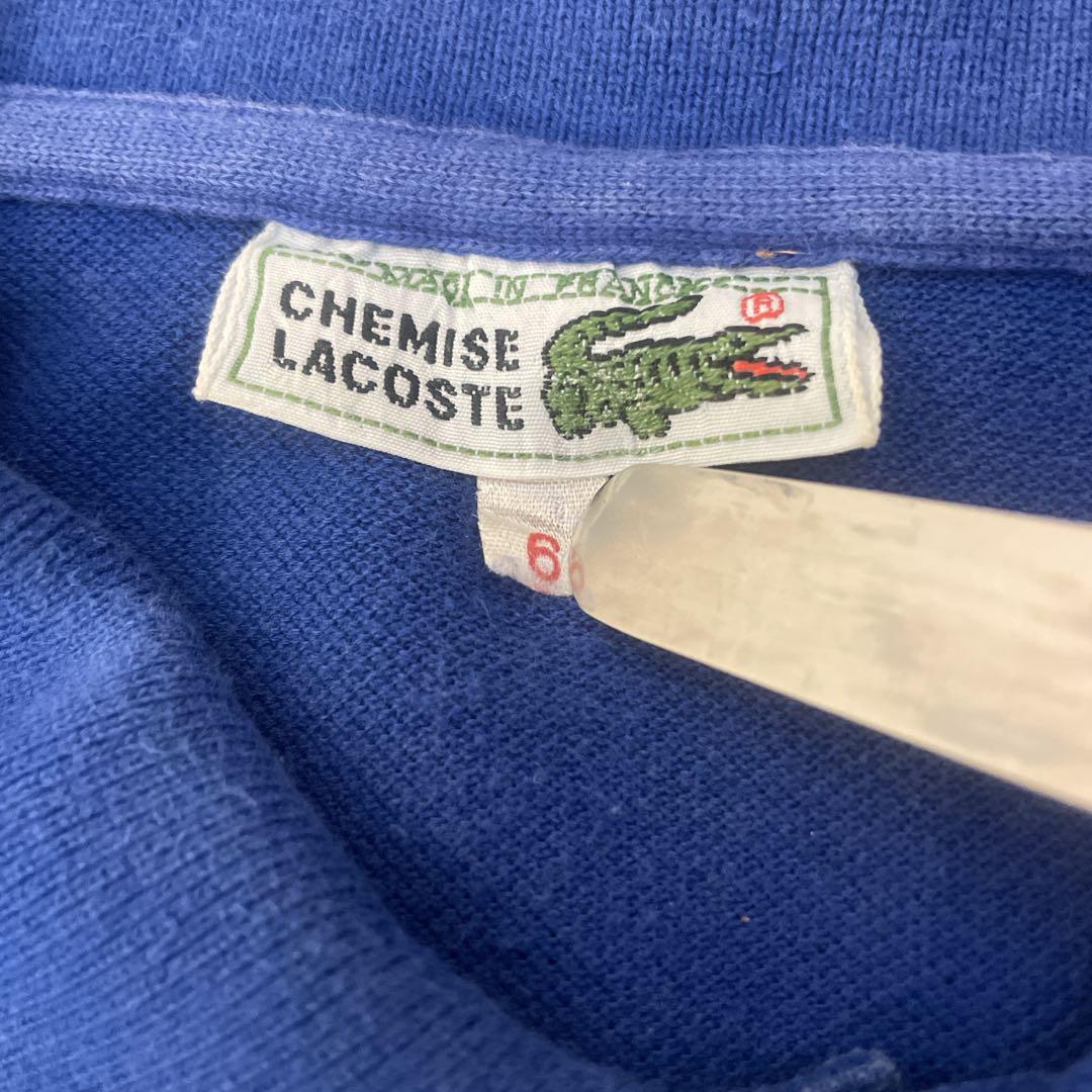 フランス製CHEMISE LACOSTE ラコステ 長袖ポロシャツ ヴィンテージ