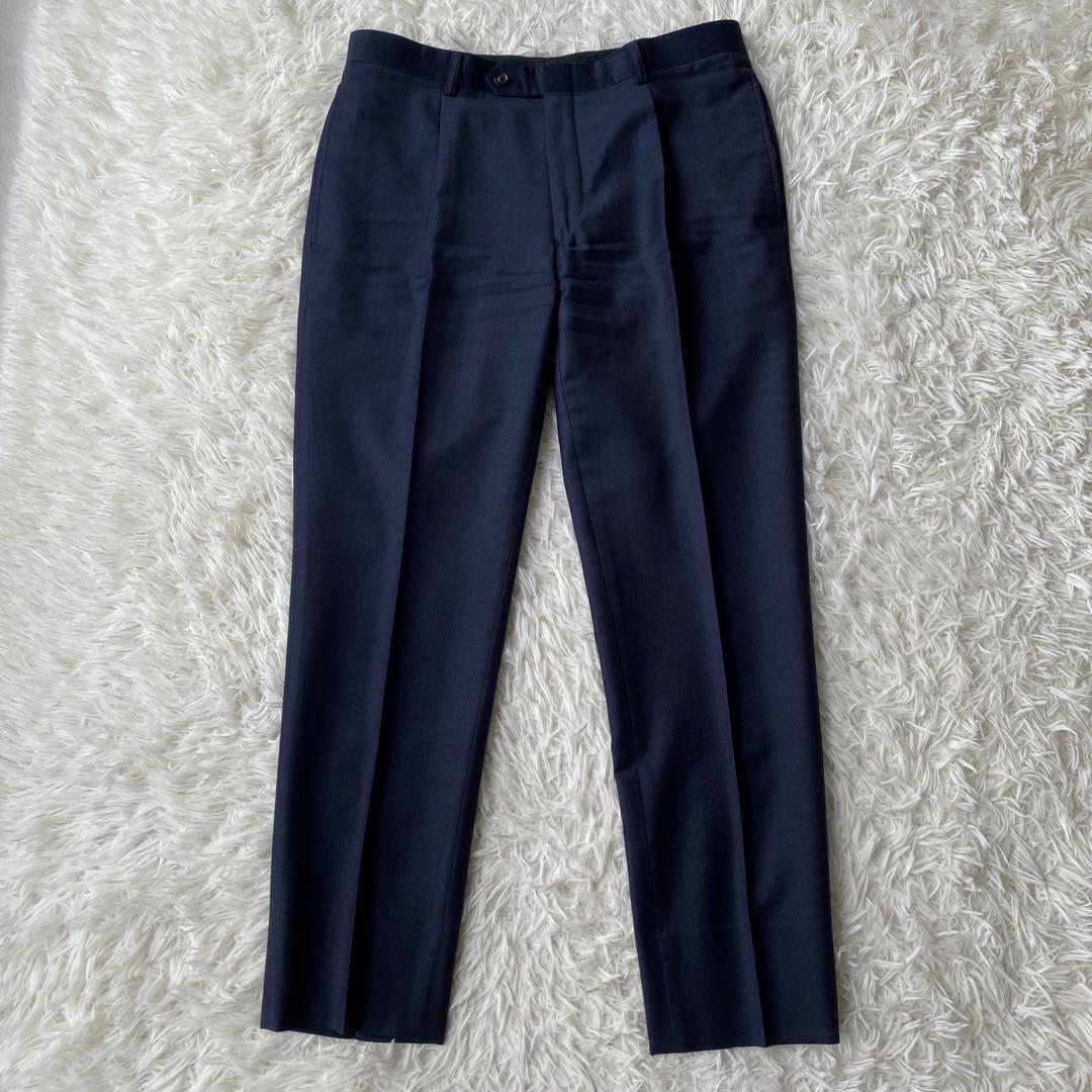 SUIT SELECT ゼニア生地 スーツ セットアップ ネイビー A6
