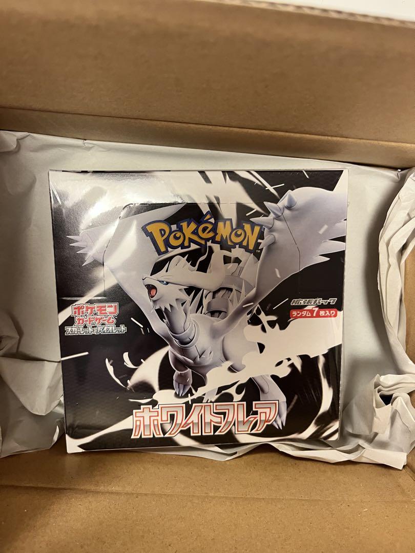 ✅あんしん鑑定　ポケモンカードゲーム ホワイトフレア 1ボックス　シュリンク付 ポケモンカードゲーム ホワイトフレア BOX スカーレット