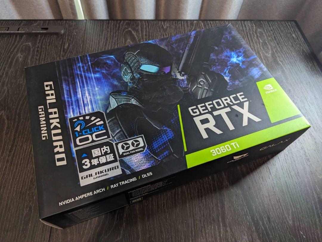 高品質の激安 GALAKURO GG-RTX3060Ti-E8GB/DF/LHR GAMING PCパーツ