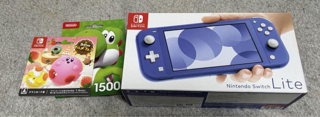 Nintendo Switch Lite ブルー　中古品　おまけ付き