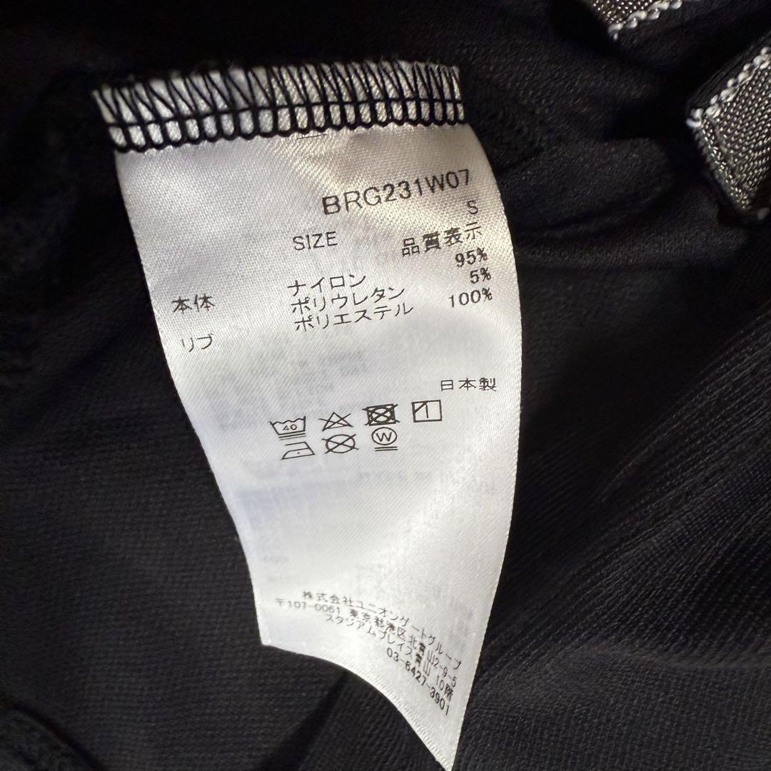 【ブリーフィングゴルフ】美品 ポロシャツ ノースリーブ ブラック S レディース