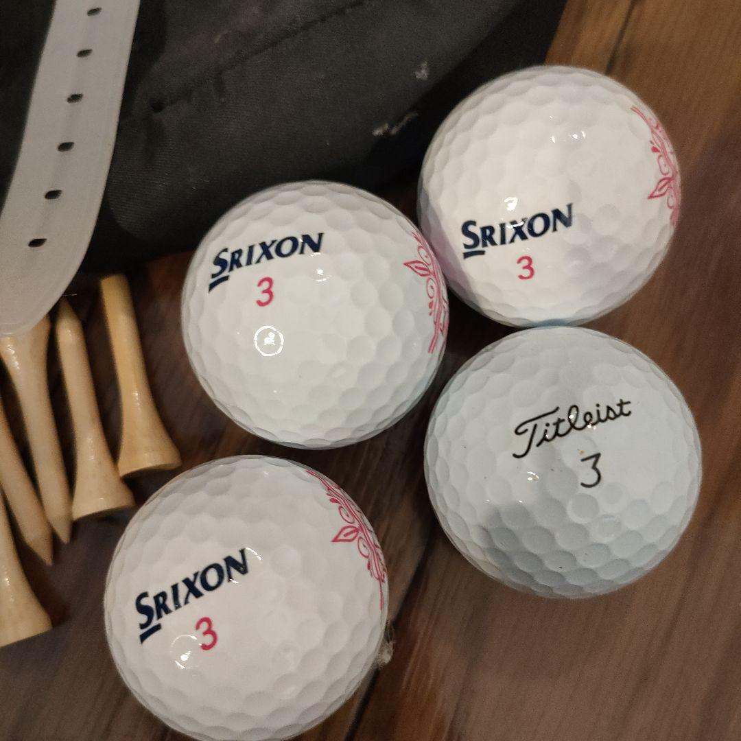 ゴルフ ロング/ショートティー・スコアカウンター・Srixon等ボール