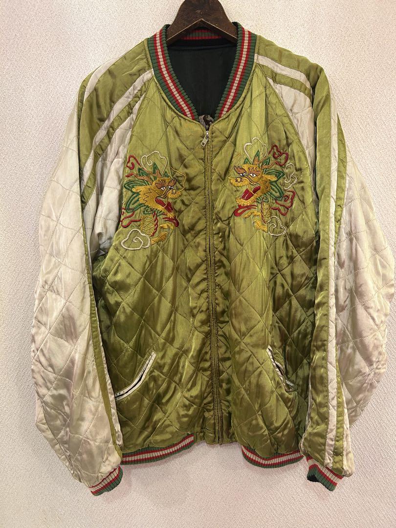 old Japanese souvenir jacket スカジャン 東洋 和