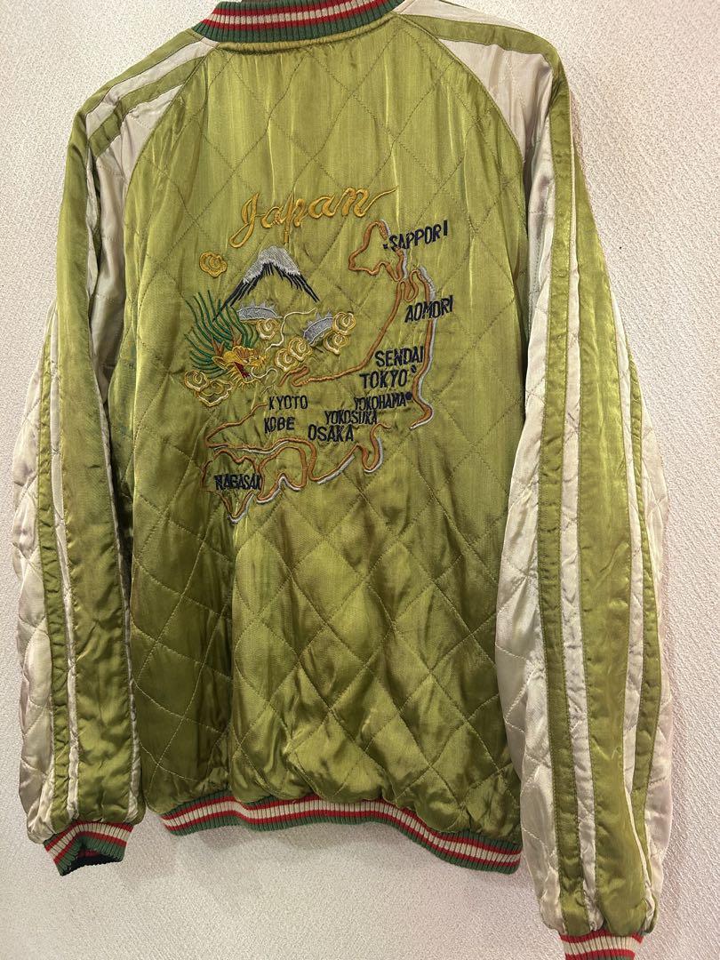 old Japanese souvenir jacket スカジャン 東洋 和