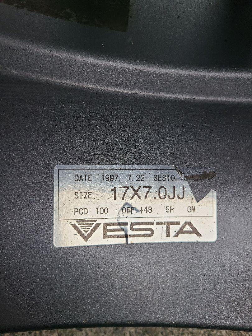 17インチ VESTA ホイールセット 5H +48