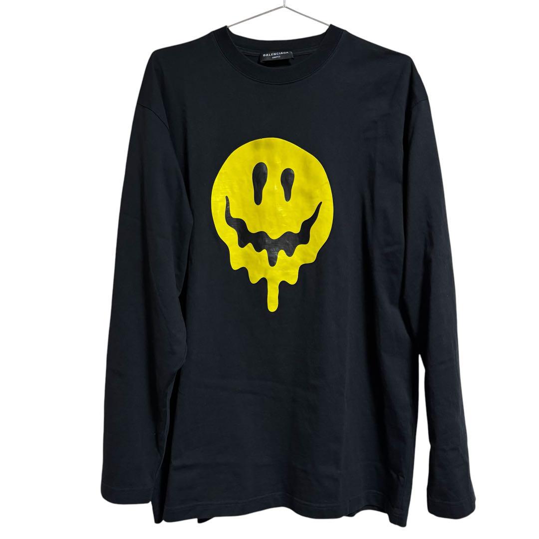 【極美品】BALENCIAGA バレンシアガ ロングTシャツ XXS ブラック