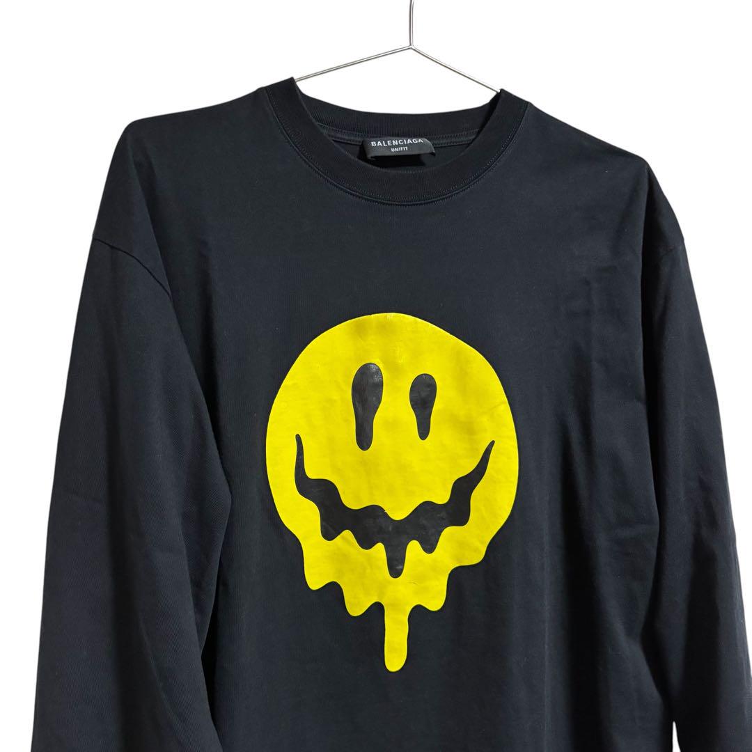 【極美品】BALENCIAGA バレンシアガ ロングTシャツ XXS ブラック
