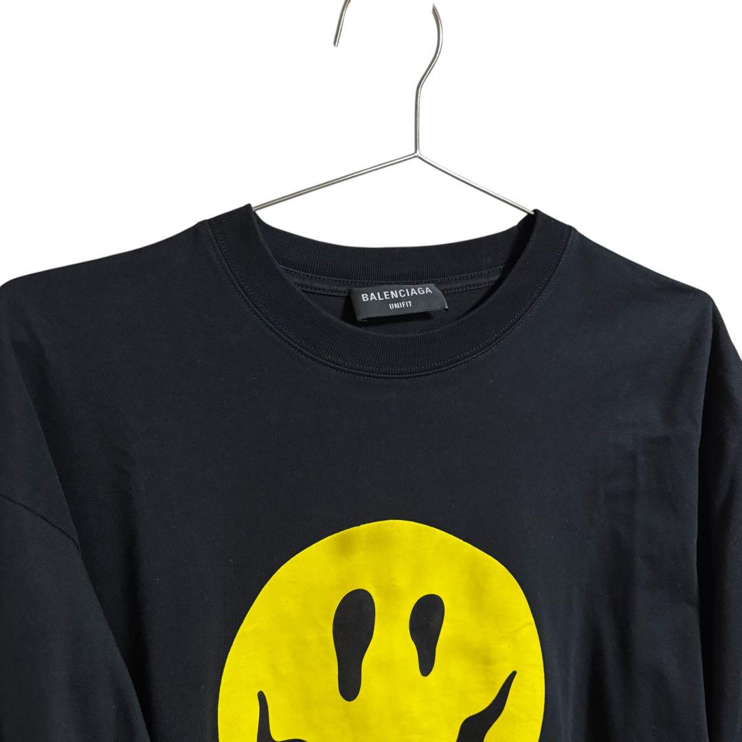 【極美品】BALENCIAGA バレンシアガ ロングTシャツ XXS ブラック