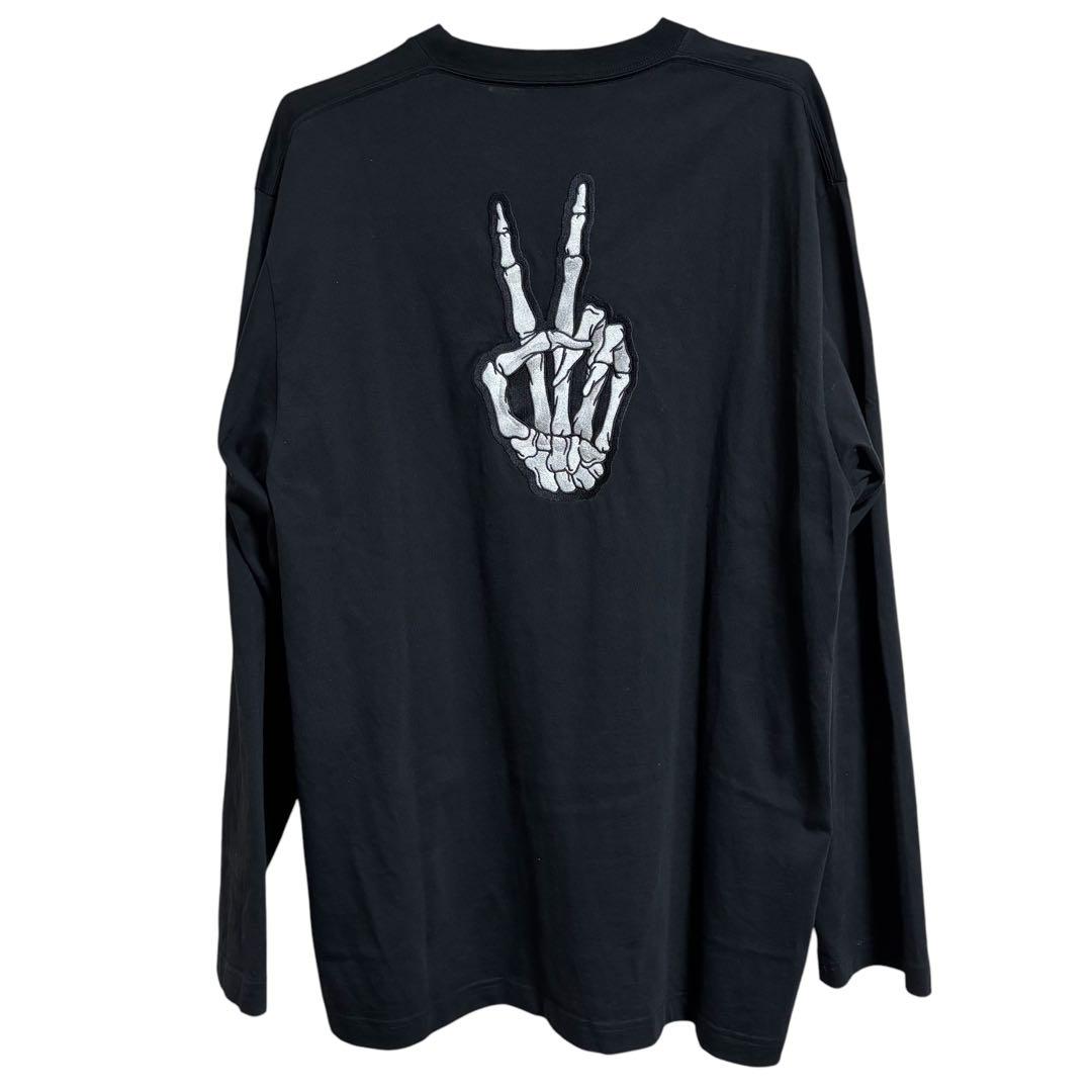 【極美品】BALENCIAGA バレンシアガ ロングTシャツ XXS ブラック