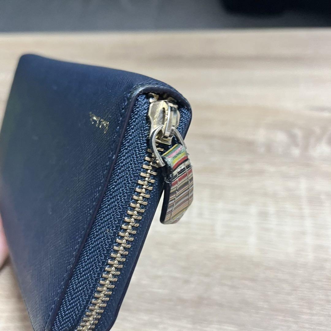 【Paul Smith】オールオーバーレモンプリント ジップ 長財布 ポールスミス 長財布 - 小物最新