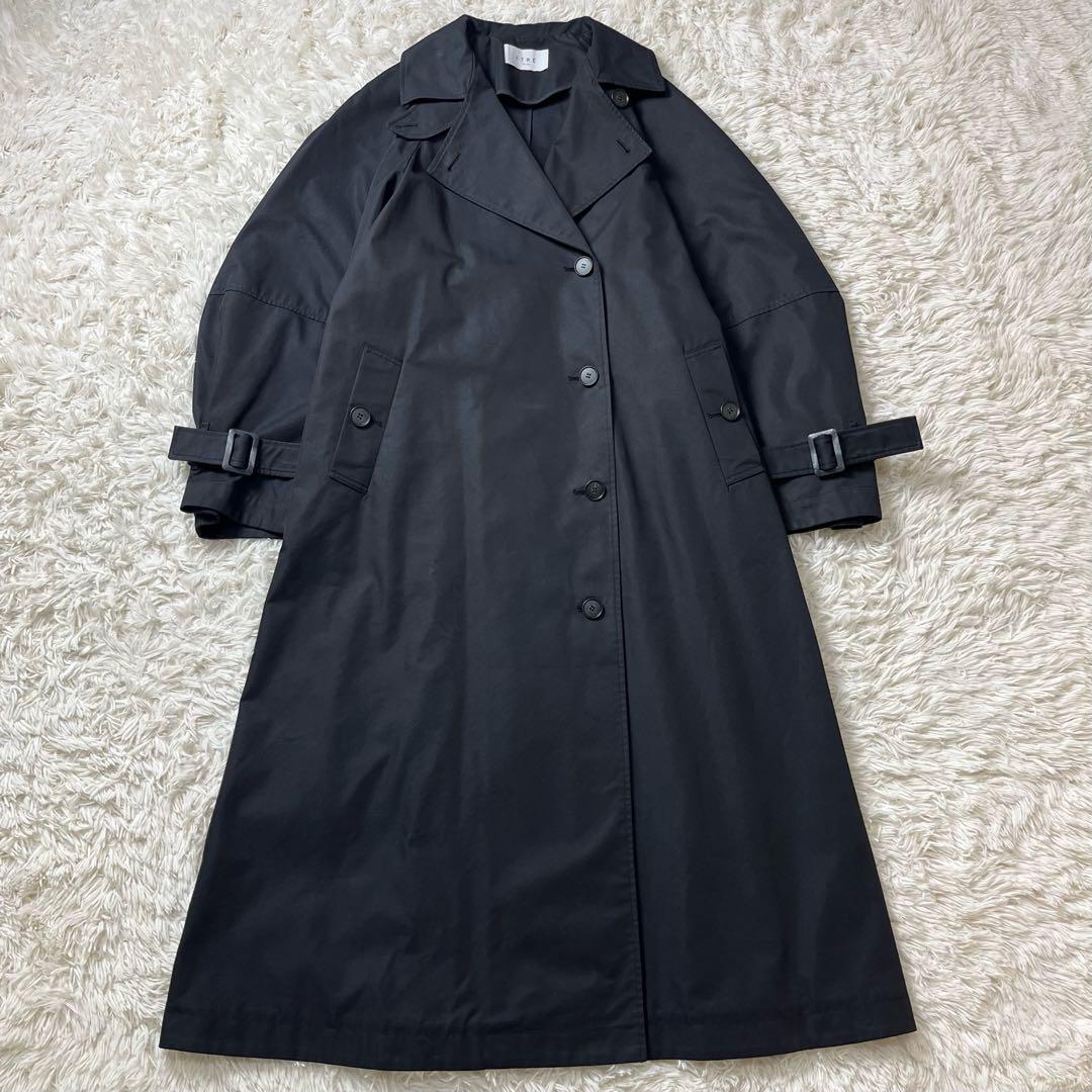 美品 ETRE TOKYO コンシャススリーブトレンチコート ブラック M