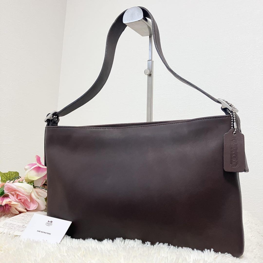 OLD COACH ✨ダークブラウン ワン ショルダーバッグ