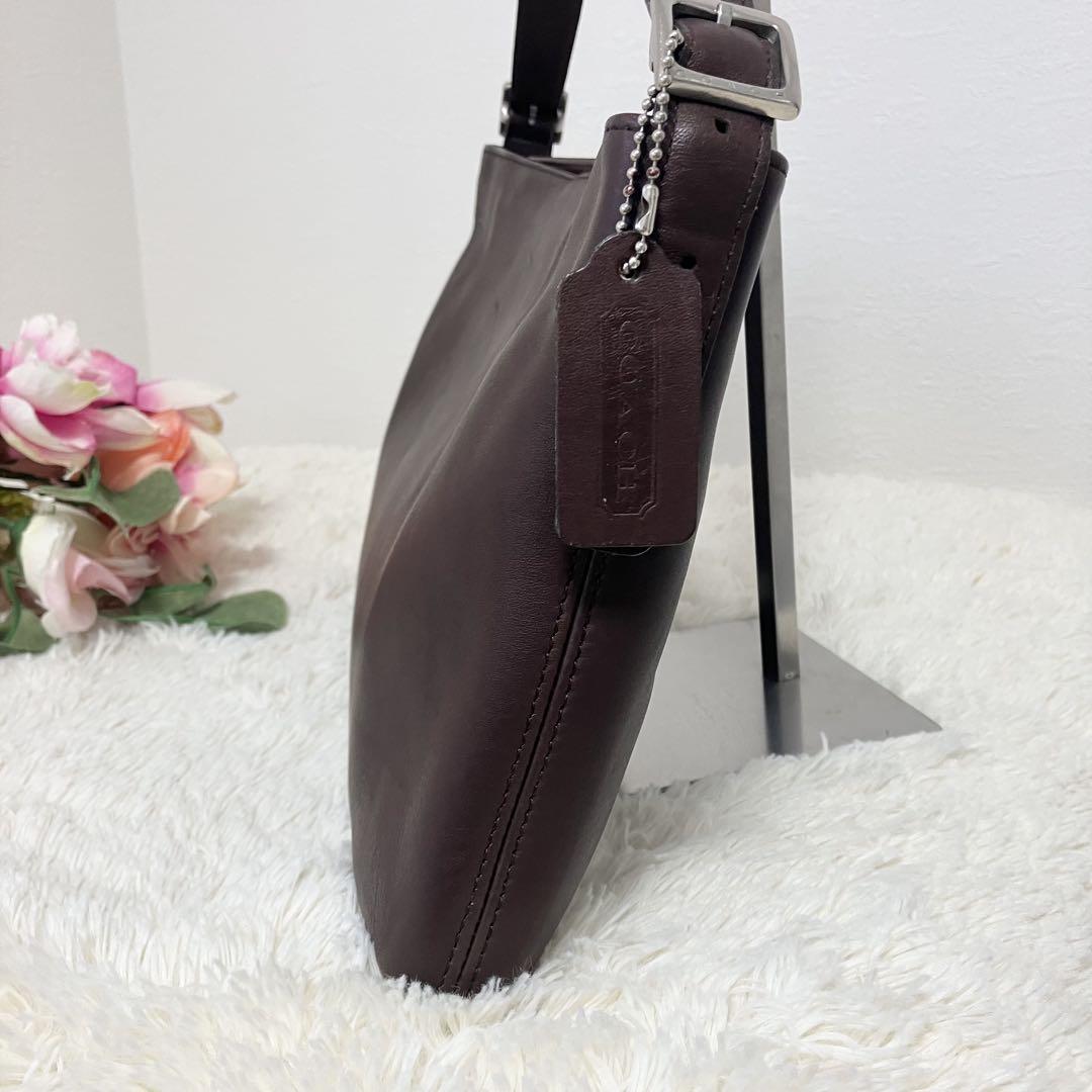 OLD COACH ✨ダークブラウン ワン ショルダーバッグ OLD COACH ✨ダークブラウン ワン ショルダーバッグ - メルカリ